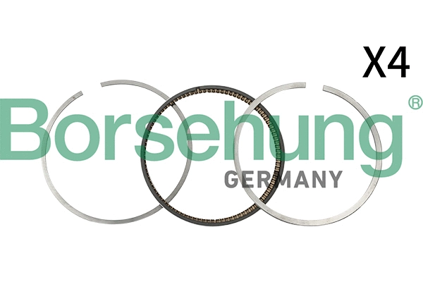 Jeu de segments de pistons Borsehung B18813