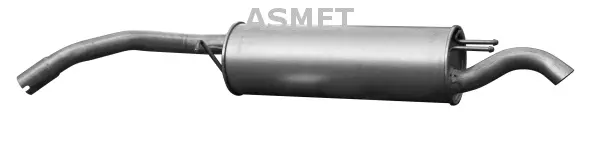 Silencieux arrière ASMET 16.092