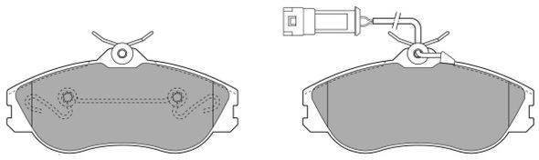 Kit de plaquettes de frein, frein à disque FREMAX FBP-0611