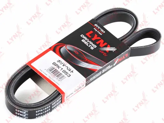 Courroie trapézoïdale à nervures LYNXAUTO 6PK1853