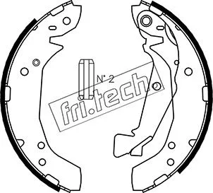 Jeu de mâchoires de frein fri.tech. 1046.211