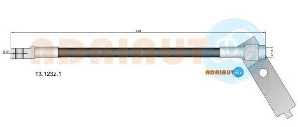 Flexible de frein ADRIAUTO 13.1232.1