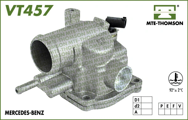 Thermostat, liquide de refroidissement MTE-THOMSON VT457.87