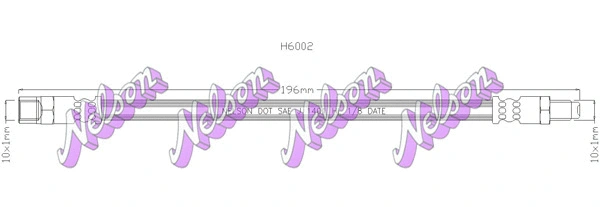 Flexible de frein KAWE H6002