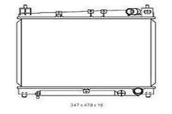 Radiateur, refroidissement du moteur ORDONEZ 2065108