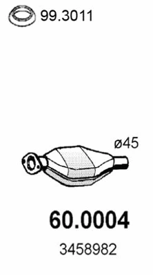 Catalyseur ASSO 60.0004