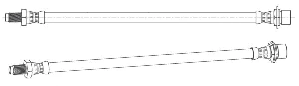 Flexible de frein CEF 514883