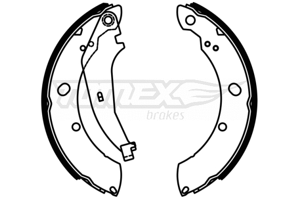 Jeu de mâchoires de frein TOMEX Brakes TX 22-97