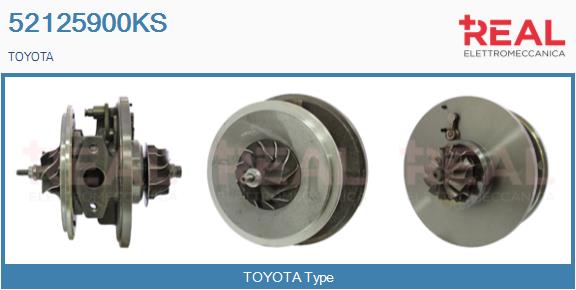 Groupe carter, turbocompresseur REAL 52125900KS
