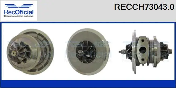 Groupe carter, turbocompresseur RECOFICIAL RECCH73043.0