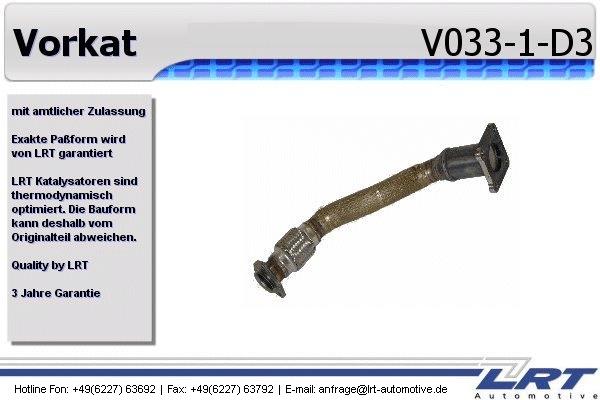 Lot de rattrapage, pré-catalyseur VEGAZ GmbH VK-850