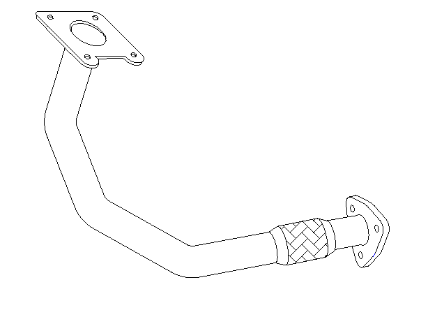 Tuyau d'échappement Vellerand 10899