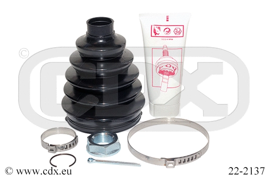 Jeu de joints-soufflets, arbre de commande CDX 22-2137