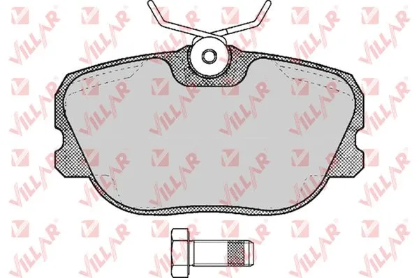Kit de plaquettes de frein, frein à disque VILLAR 626.0303