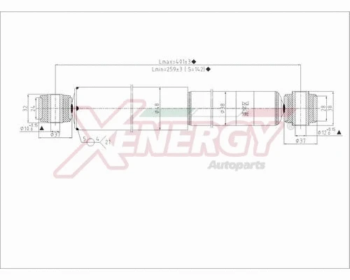 Amortisseur AP XENERGY X414343