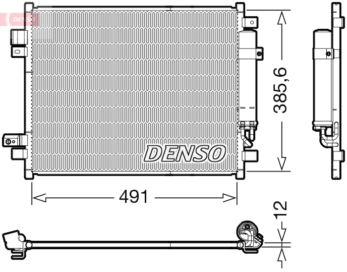 Condenseur, climatisation DENSO DCN46034