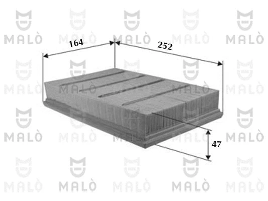Filtre à air AKRON-MALÒ 1500551
