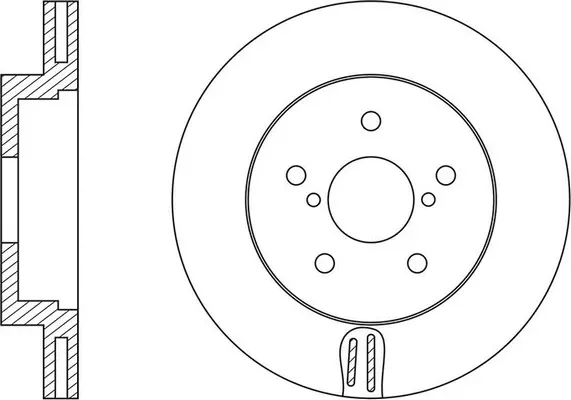 Disque de frein FIT FR0647V
