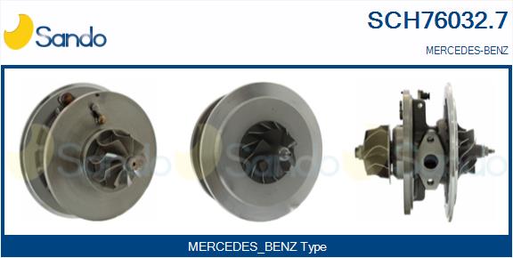 Groupe carter, turbocompresseur SANDO SCH76032.7