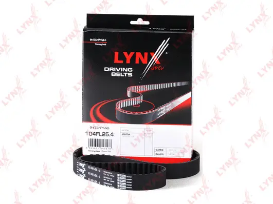 Courroie crantée LYNXAUTO 104FL25.4