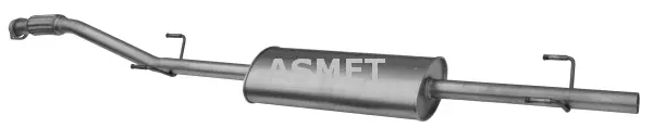 Silencieux central ASMET 02.049