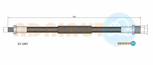 Flexible de frein ADRIAUTO 23.1263