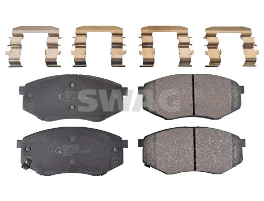 Kit de plaquettes de frein, frein à disque SWAG 33 10 6384