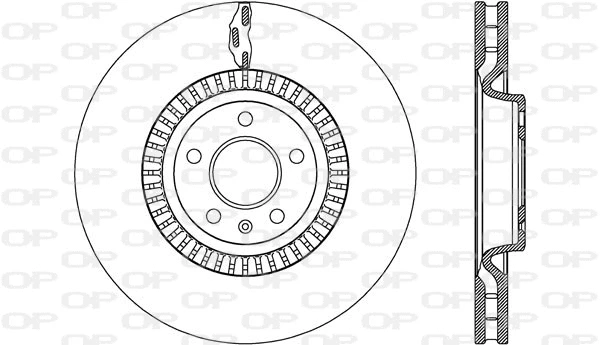 Disque de frein OPEN PARTS BDR2616.20
