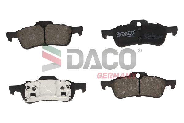 Kit de plaquettes de frein, frein à disque DACO Germany 322419