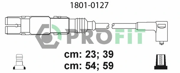 Kit de câbles d'allumage PROFIT 1801-0127