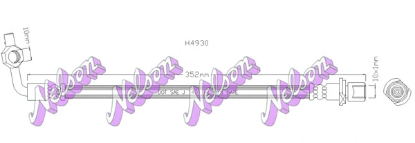 Flexible de frein KAWE H4930
