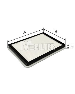 Filtre, air de l'habitacle MFILTER K 9015