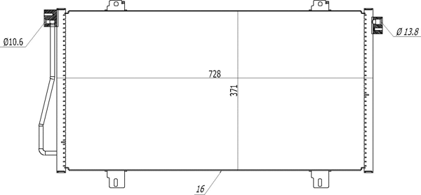 Condenseur, climatisation HART 611 207
