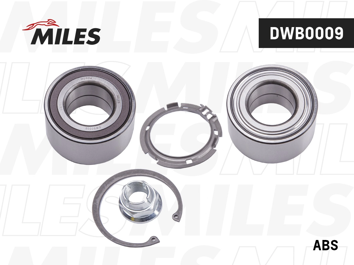 Kit de roulements de roue MILES DWB0009