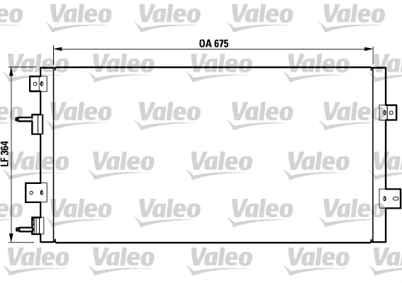 Condenseur, climatisation VALEO 817075