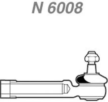 Rotule de barre de connexion NAKATA N 6008