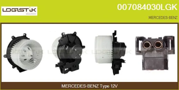 Pulseur d'air habitacle LGK 007084030LGK
