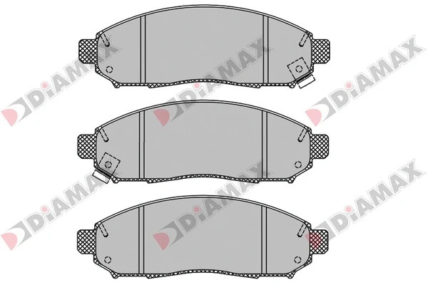 Kit de plaquettes de frein, frein à disque DIAMAX N09643