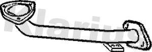 Tuyau d'échappement KLARIUS 110363