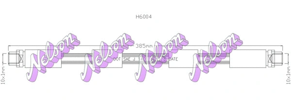 Flexible de frein KAWE H6004