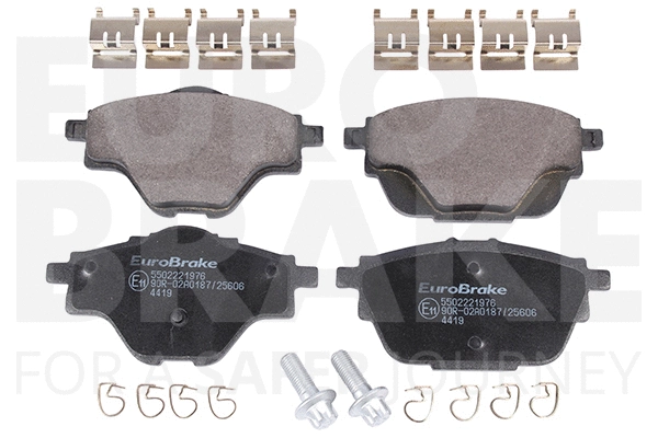 Kit de plaquettes de frein, frein à disque EUROBRAKE 5502221976