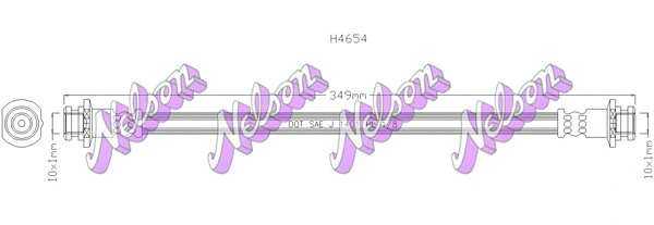 Flexible de frein KAWE H4654