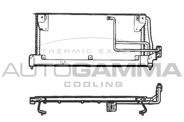 Condenseur, climatisation AUTOGAMMA 101709