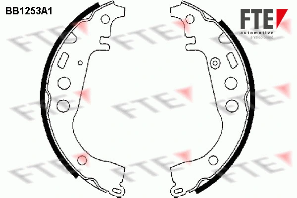Jeu de mâchoires de frein FTE 9100053