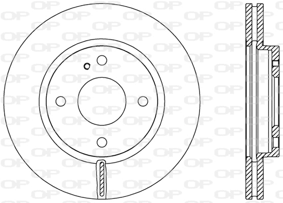 Disque de frein OPEN PARTS BDA2454.20