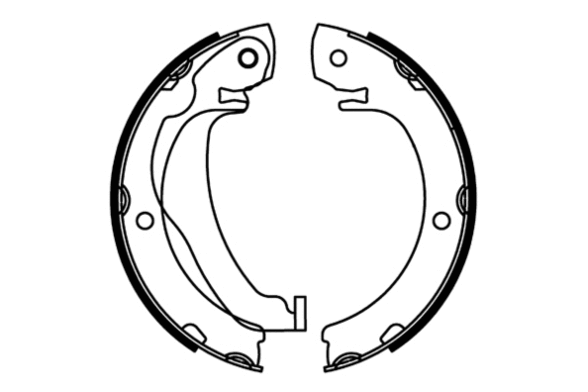 Jeu de mâchoires de frein E.T.F. 09-0711