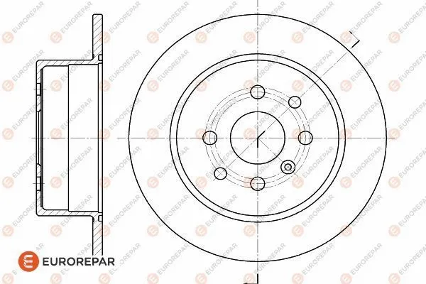 Disque de frein EUROREPAR 1618888880