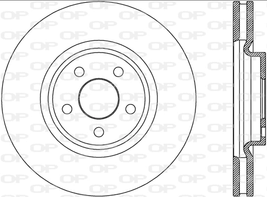 Disque de frein OPEN PARTS BDA2787.20