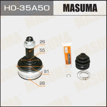 Jeu de joints, arbre de transmission MASUMA HO-35A50
