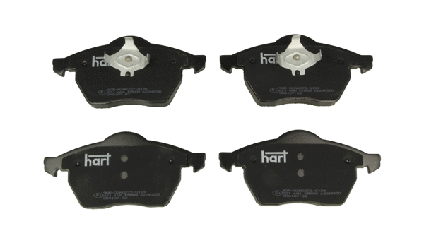 Kit de plaquettes de frein, frein à disque HART 221 606